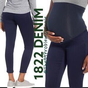 1822 Re: Denim Butter Ankle Skinny Maternity Jeans